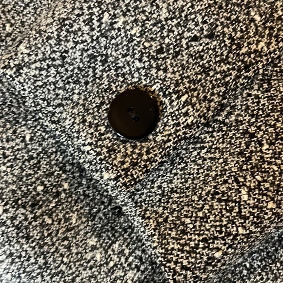 Vintage Pendleton Wool Jacket Blazer 8 Women’s Black Gray Grey - Picture 7 of 13